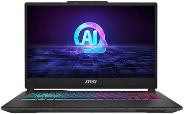 MSI CYBORG 15 AI A1VF Gaming Laptop, Intel Core Ultra 7 155H, 16GB RAM, 512GB SSD, 8GB NVIDIA RTX 4060, 15.6-inch FHD, Windows 11 Home, Black, Backlit RGB English/Arabic Keyboard- 9S7-15K211-029