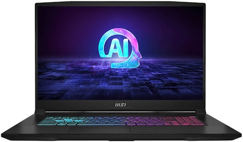 MSI Katana A17 AI B8VF Gaming Laptop, AMD Ryzen 9 8940H, 16GB RAM, 512GB SSD, 8GB GeForce RTX 4060, 17.3&quot; FHD IPS 144Hz Display, Windows 11, Black, English/Arabic Keyboard   9S7-17LN31-837
