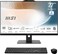 جهاز كمبيوتر مكتبي متكامل MSI Modern AM272P، شاشة 27 بوصة FHD، معالج Intel Core 7-150U، ذاكرة وصول عشوائي 8 جيجابايت DDR5، قرص تخزين SSD من نوع NVMe بسعة 512 جيجابايت، واي فاي 6E، أسود