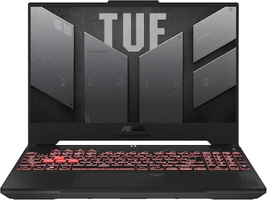 ASUS TUF Gaming A15 FA507NU-LP031W, AMD Ryzen 7 7735HS, 16GB RAM, 512GB SSD, 6GB NVIDIA GeForce RTX 4050, 15.6-inch FHD, Windows 11 Home, Backlit English/Arabic Keyboard