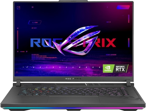 ASUS ROG Strix G16 G614JU-N3111W Gaming Laptop, Intel Core i7 13650HX, 16GB RAM, 1TB SSD, 6GB NVIDIA RTX 4050 Graphics, 16-inch WUXGA, Win11 Home, English/Arabic