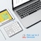 iClever KP10 Bluetooth Number Pad, Dual Device Connection, 34 Keys Ultra-Slim for Mac/Windows/iPad, USB-C Rechargeable, Quiet Keys, Excel Accounting Numpad with Long Battery Life
