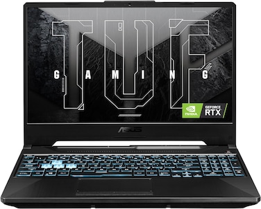 ASUS TUF Gaming A15 FA506NC-HN002W, AMD Ryzen 5-7535HS, 8GB RAM, 512GB SSD, 4GB NVIDIA GeForce RTX 3050, 15.6-inch FHD, Windows 11 Home, English/Arabic Keyboard
