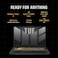 ASUS TUF Gaming A15 FA507NVR-LP023W, AMD Ryzen 7-7435HS, 16GB RAM, 1TB SSD, 8GB NVIDIA GeForce RTX 4060, 15.6-inch FHD Windows 11 Home, Mecha Gray, Backlit English/Arabic Keyboard
