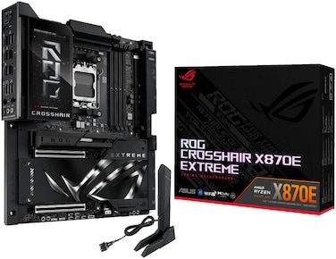 ASUS ROG Crosshair X870E Extreme AM5 E-ATX Motherboard, AMD X870E, 4x DDR5, 2x PCIe 5.0 x16, 5x M.2