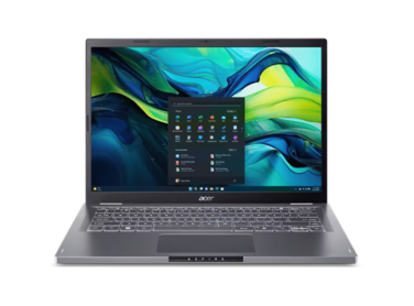 Acer Aspire 14 A14-51M-57MK, Intel Core 5 120U, 8GB RAM, 512GB SSD, 14-inch WUXGA IPS, Windows 11 Home, Steel Gray, English/Arabic Keyboard- NX.KRWEM.001