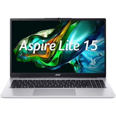Acer Aspire Lite AL15 Laptop With 15.6-Inch FHD Display, AMD Ryzen 7-5700U Processor/16GB RAM/512GB SSD/AMD Radeon Graphics/Windows 11/ Light Silver (Upgraded), English Keyboard,International Version