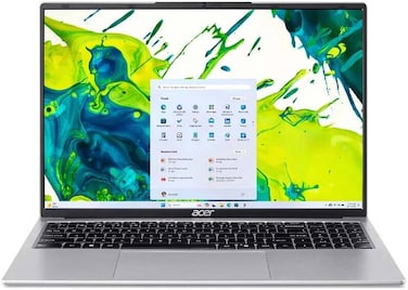 Acer Aspire 16 Laptop, 16" WUXGA 60Hz Display, Intel Core i3-1305U, 8GB DDR5 RAM, 512GB SSD, Intel UHD Graphics, TouchPad, Win 11, Silver