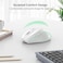 TECKNET Wireless Mouse, 2.4G Computer Mouse with 6-Level Adjustable 4800 DPI, 30 Months Battery, Ergonomic Grips, 6 Buttons Portable for PC, Chromebook, Mac - White