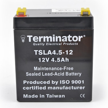 Terminator Sealed Lead Acid Battery TSLA 4.5-12,12V-4.5Ah