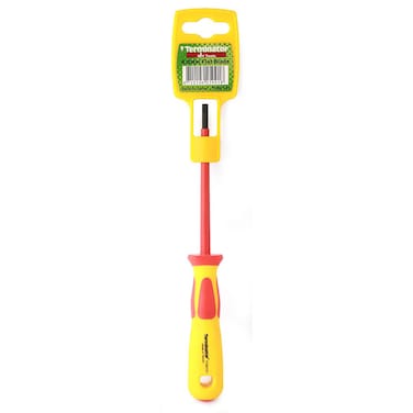 Terminator Screw Driver Slotted 4*100mm (-) With Comfort Grip Rubber Handle (Taiwan)