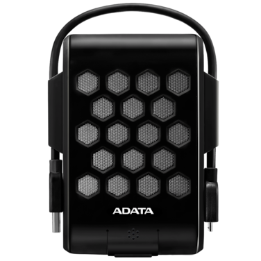 ADATA HD720 DURABLE 2TB External HDD Anti Shock Hard Drive   IP68 Waterproof and Dustproof   Black