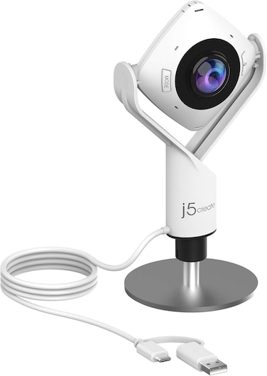 All Around Webcam, N/A Video Capture Resolution - White and Black
