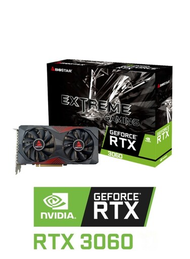 NVIDIA GeForce RTX3060 GPU   12GB GDDR6, 192bit, Graphic Card