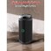 Portable Electric Incense Burner with Turbo Fan, USB-C Rechargeable 2000mAh Metal Aroma Diffuser