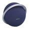 Harman Kardon Portable Bluetooth Speaker Onyx Studio 8, Bluetooth 5.2, Dual Microphones, 8 Hours Playtime, Li-ion Polymer Battery, Self-Tuning Tech, Recycled Plastic, Blue

