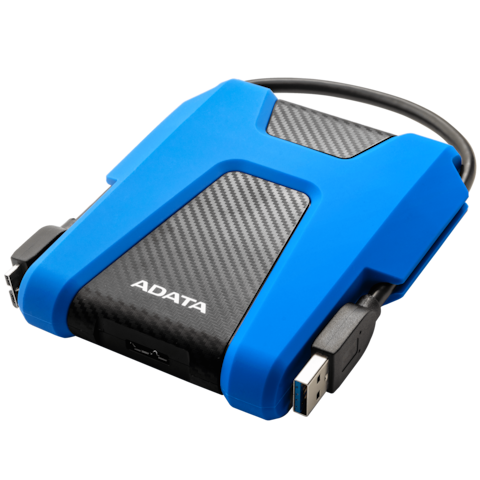 ADATA HD680 DURABLE 2TB External HDD Portable Hard Drive   Anti Shock Fast Data Transfer Rate   Blue
