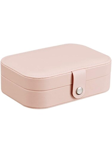 Anself Women's Double Layer PU Leather Jewelry Case