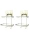 PACEKONER 2 Pack Adhesive Soap Holder, Stainless Steel Soap Dish, Self Adhesive Soap Rack for Bathroom, Shower, Kitchen (2 Tier with Hook)