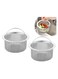 Kitchen Sink Strainer with Handle Stainless Steel, Mesh Sink Drain Strainer with 7.5cm Diameter (2 Pack)