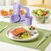 Cordless Electric Salad Makers Slicer Shredders with 3 Interchangeable Cutter Kitchen Tool for Vegetables and Fruits