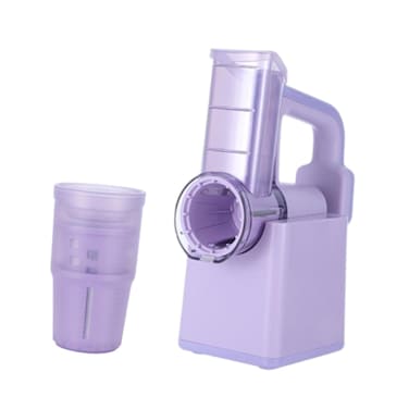 Cordless Electric Salad Makers Slicer Shredders with 3 Interchangeable Cutter Kitchen Tool for Vegetables and Fruits
