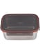 Cryfokt Stainless Steel Food Storage Container, Reusable and Stackable Lunch Box Containers with Lids, Multipurpose Leakproof Rectangular Food Storage Box for Home Travel (1900ML)