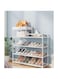 Dubai Gallery Shoes Rack - Multi-Layer Household Shoe Cabinet For Shoes - 4 Layered Metal Books, Keys, Bags, Towels And Other Household Accessories Organizer