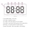 AEC BT508 Wireless Charging Bluetooth Speaker LED Alarm Clock Power Bank Three-In-One Speaker