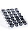 Jetec Sunglasses Organizer Acrylic Sunglasses Display Holder Nail Polish Organizer Clear Eyeglasses Glasses Eyewear Display Stand Tray Case (12.2 x 10.4 x 8.4 Inch)