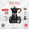 DLC Electric Moka Coffee Maker, 300ml Capacity, Black - DLC-7336B