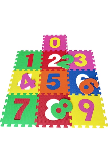 Puzzle Mat Number 0-9 10pcs 12inch 1001