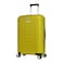 Eminent Hard Case Medium Checked Travel Bag Luggage Trolley Polypropylene Lightweight Suitcase 4 Quiet Double Spinner Wheels With Tsa Lock B0011 Chartreuse