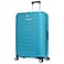 Eminent Hard Case Large Checked Travel Bag Luggage Trolley Polypropylene Lightweight Suitcase 4 Quiet Double Spinner Wheels With Tsa Lock B0011 Light Blue