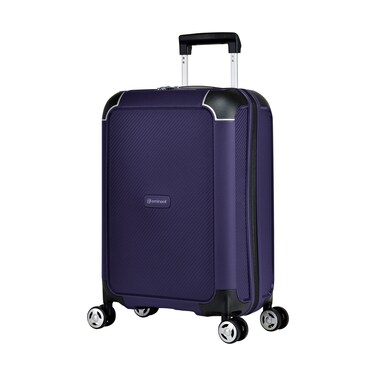 Eminent Hard Case Cabin Travel Bag Luggage Trolley Polypropylene Lightweight 4 Quiet Double Spinner Wheels Suitcase With TSA Lock B0002 Purple