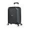 Eminent Hard Case Cabin Travel Bag Luggage Trolley Polypropylene Lightweight 4 Quiet Double Spinner Wheels Suitcase With TSA Lock B0002 Gray