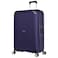 Eminent Hard Case Medium Checked Travel Bag Luggage Trolley Polypropylene Lightweight 4 Quiet Double Spinner Wheels Suitcase With TSA Lock B0002 Purple