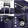 Eminent Hard Case Suitcase Trolley Luggage Set of 3 Polypropylene Lightweight 4 Quiet Double Spinner Wheels Travel Bags With TSA Lock B0002 Purple