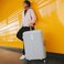 Eminent Hardcase Checked Luggage Bag 24-inch Unisex PP Luggage Trolley Expandable 4 Double Spinner Medium Travel Suitcase with TSA Lock and Safe Zippers, B0013