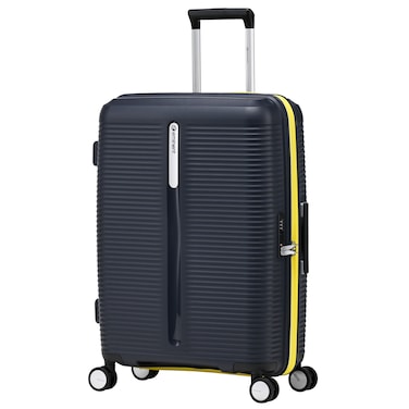 Eminent Hardcase Checked Luggage Bag 24-inch Unisex PP Luggage Trolley Expandable 4 Double Spinner Medium Travel Suitcase with TSA Lock and Safe Zippers, B0013