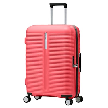 Eminent Hardcase Checked Luggage Bag 24-inch Unisex PP Luggage Trolley Expandable 4 Double Spinner Medium Travel Suitcase with TSA Lock and Safe Zippers, B0013