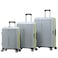 Eminent Hardcase 3-Pieces Set Travel Bags Unisex PP Luggage Trolley Lightweight Expandable 4 Double Spinner Wheel Travel Suitcases with TSA Lock and Safe Zippers, B0013