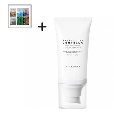 SKIN1004 Madagascar Centella Tone Brightening Tone-Up Sunscreen SPF50+ PA++++ 50ml + BUY THIS &amp; GET 6 FREE SKIN1004 Trial Sachets
