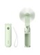 JISULIFE Handheld Fan, 3 IN 1 Mini Hand Fan, Portable USB Rechargeable Fan, Small Pocket Battery Operated Fan [14-21 Working Hours] with Power Bank, Flashlight Feature for Women,Travel,Outdoor-Green