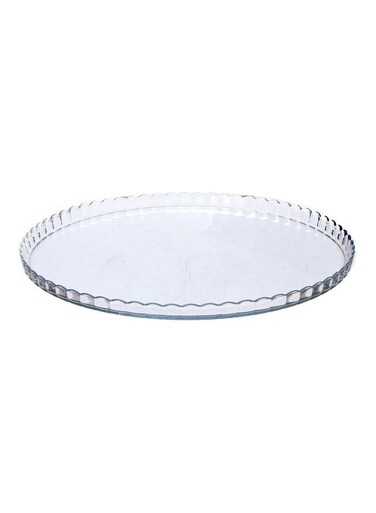 Patisserie Service Plate Clear 32.2cm