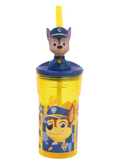 PawPatrol 3D Figurine Tumbler Water Bottle For Kids 360 ML