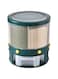 YQYMX Rotating Food Dispenser Rice Dispenser 6-Grid Rice Bucket Whole Grains Rice Container Storage with Lid Dry Food Dispenser Storage Box for Kitchen-Green