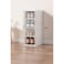 Stackable Shoe Storage Box Set, Clear Plastic, Front Opening Door, Modular Design, White