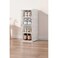 Stackable Shoe Storage Box Set, Clear Plastic, Front Opening Door, Modular Design, White