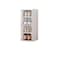 Stackable Shoe Storage Box Set, Clear Plastic, Front Opening Door, Modular Design, White
